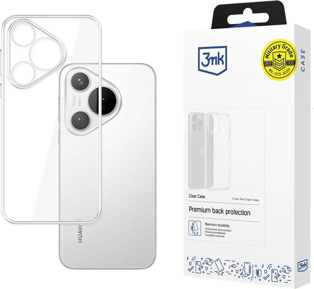 3mk Schutzhülle Clear Case Cover für Huawei Pura 70 Produktbild 