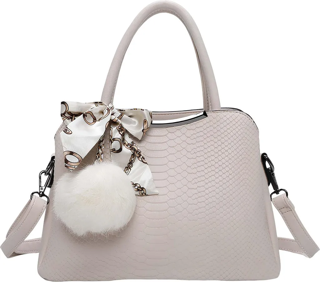 Must-Have: Borsa Gallantry Simil-Serpente Giallo e Grigio Chic