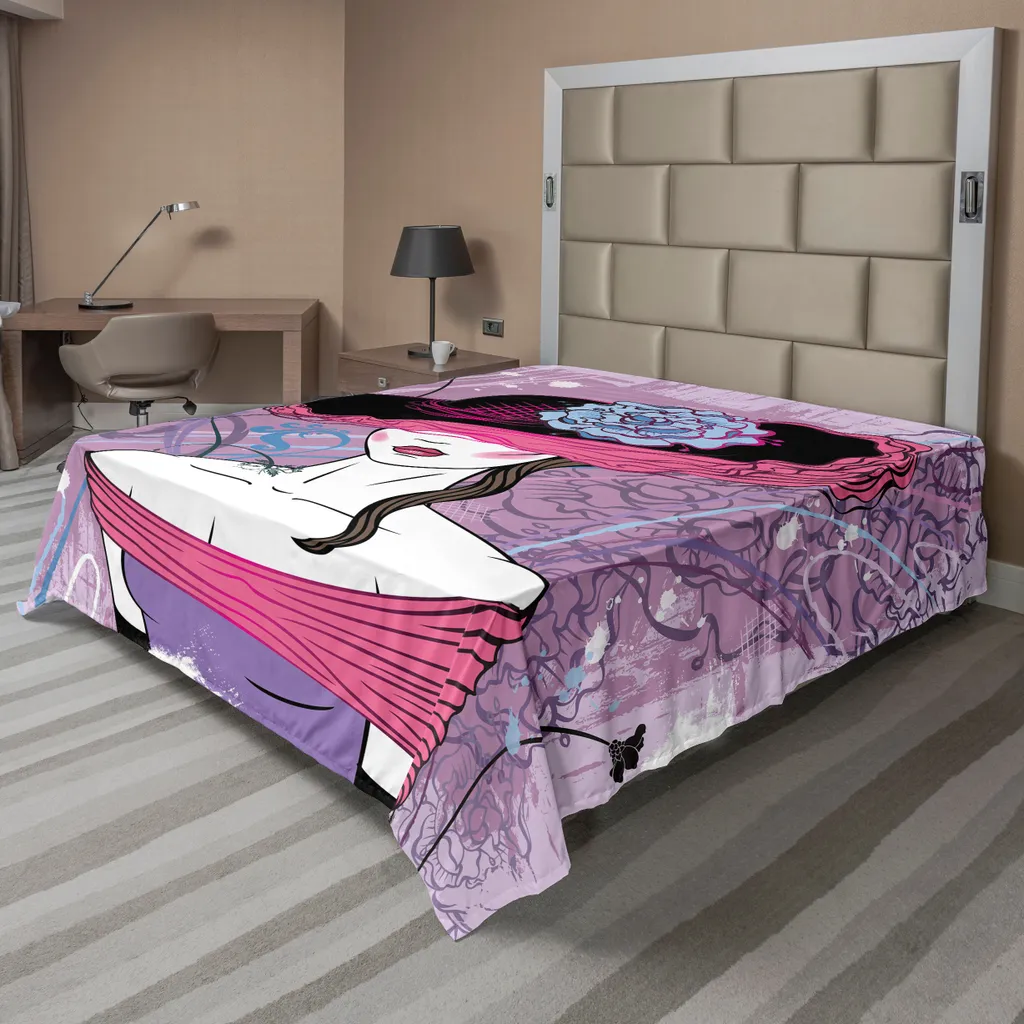 Lenzuolo Superiore ABAKUHAUS Vintage Rosa | Arredo Camera Grunge