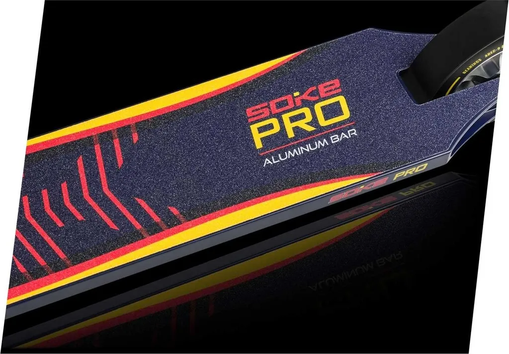 Vélo de cascade SOKE PRO Bleu/Rouge - BMX Freestyle Robuste et Léger