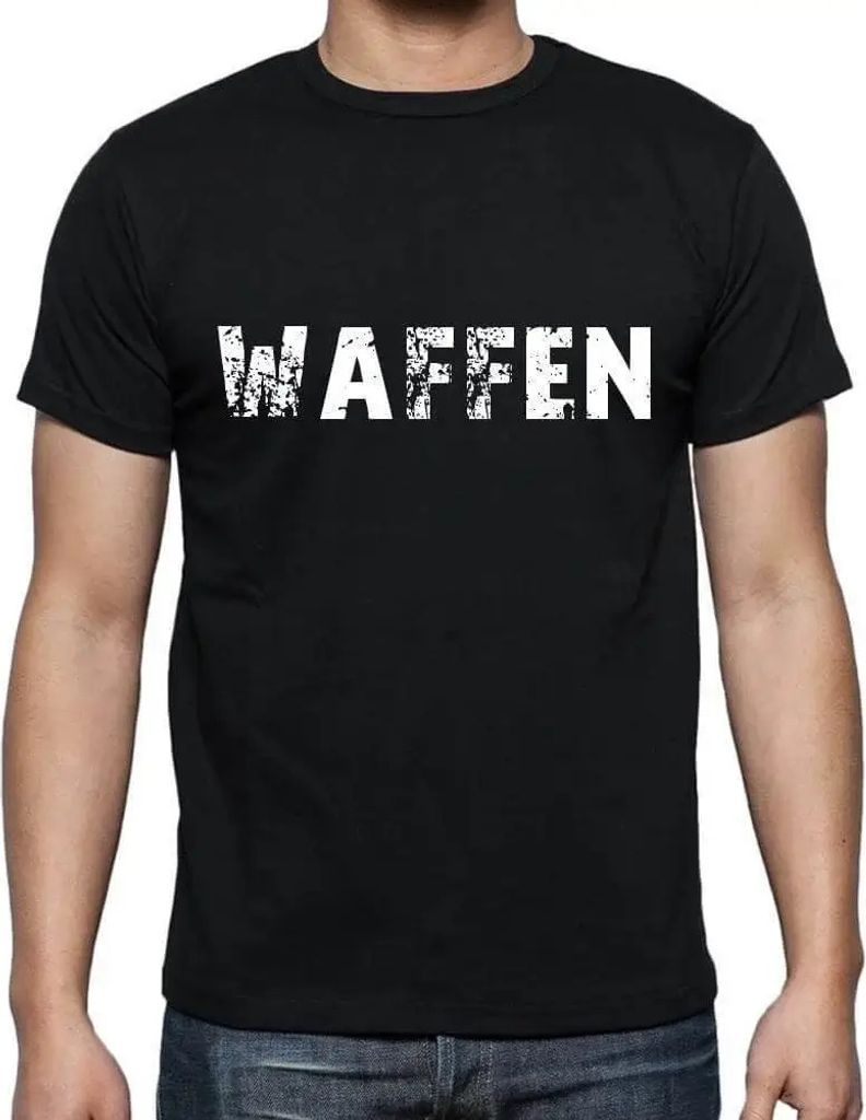 Herren Grafik T-Shirt Waffen Öko-Verantwortlich Vintage Jahrgang Kurzarm Lustige Druck Geburtstag Geschenk Mann
