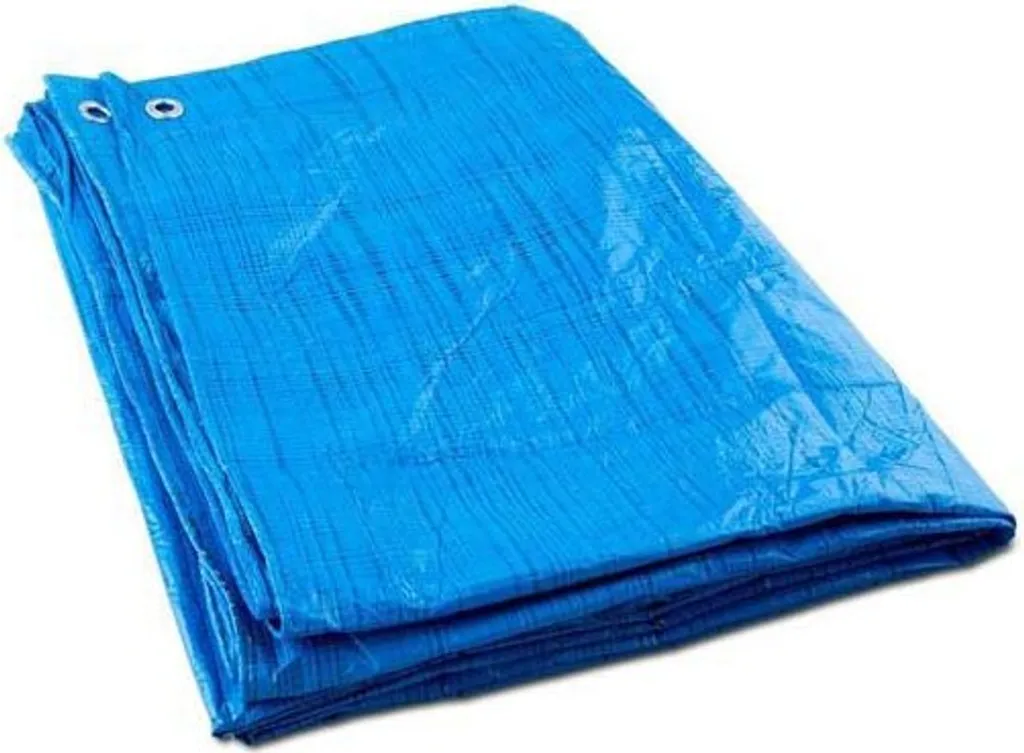 Tenda da Sole Rinforzata Stoker 2x3 M Blu - Telo Multiuso con Occhielli