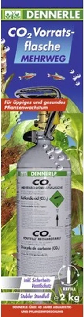 Bouteille CO2 2000g grise : fini les cartouches jetables coûteuses
