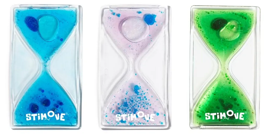 Jouet sensoriel Stimove : lot de mini-minutes Squidgy Fidgets pailletées