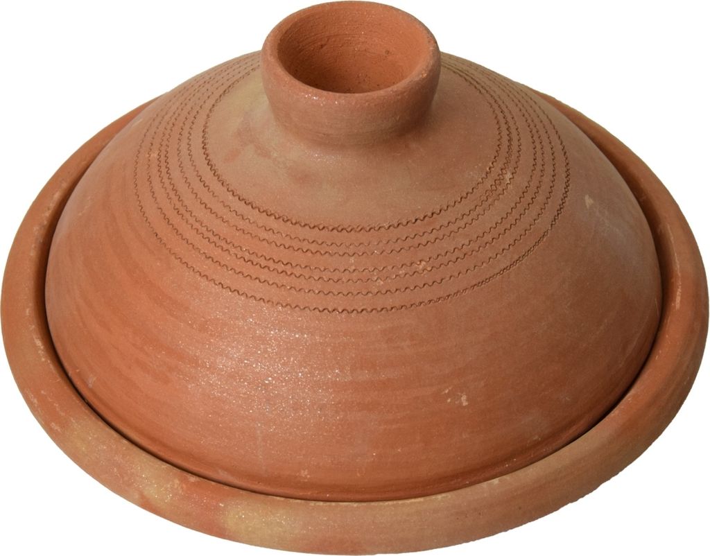 Tajine I Tontopf zum Garen I unlasierter Schmortopf I 24 cm Produktbild 