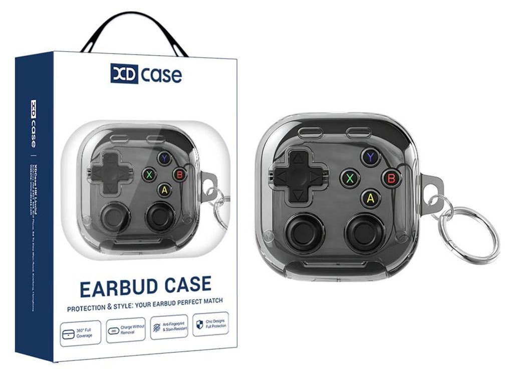 Full Cover Hülle Retro Game Samsung Galaxy Buds 4 / 4 Pro Kunststoff 360 Grad