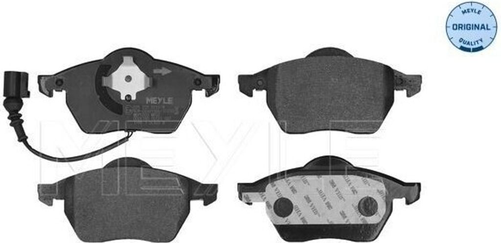 MEYLE 025 233 9219/W - OE 8N0 698 151 C Bremsbeläge, Vorne für A3 (8L), TT (8N), Leon (1M1), Toledo II (1M2), Octavia I (1U), Bora (1J), Golf IV ...