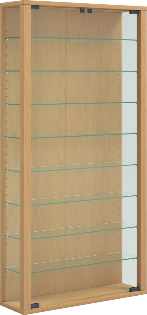 Boîtier en verre suspendu | Verre pour présentoir avec Image du produit 