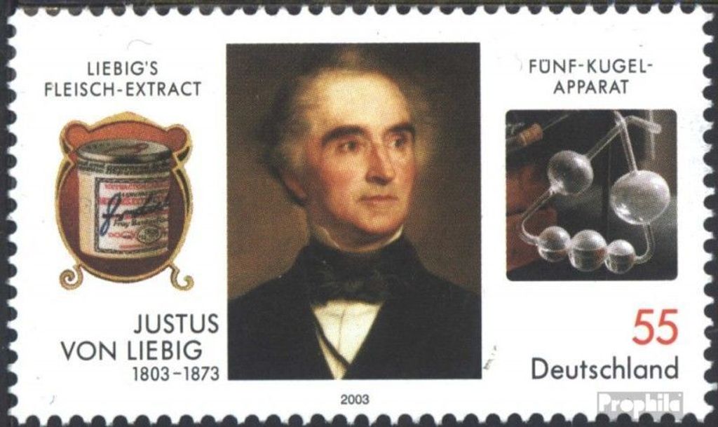 Briefmarken BRD (BR.Deutschland) 2003 Mi 2337 (kompl.Ausg.) FDC Liebig