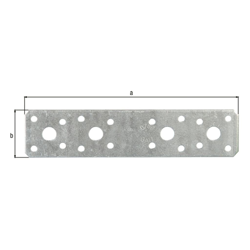 Alberts Flachverbinder, sedzimirverzinkt, mit CE-Kennzeichnung 180 x 40 mm 1 Stück
