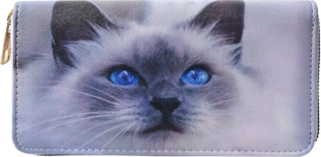 Juleeze Portafoglio Gatto JZWA0201: Accessorio Must-Have Grigio