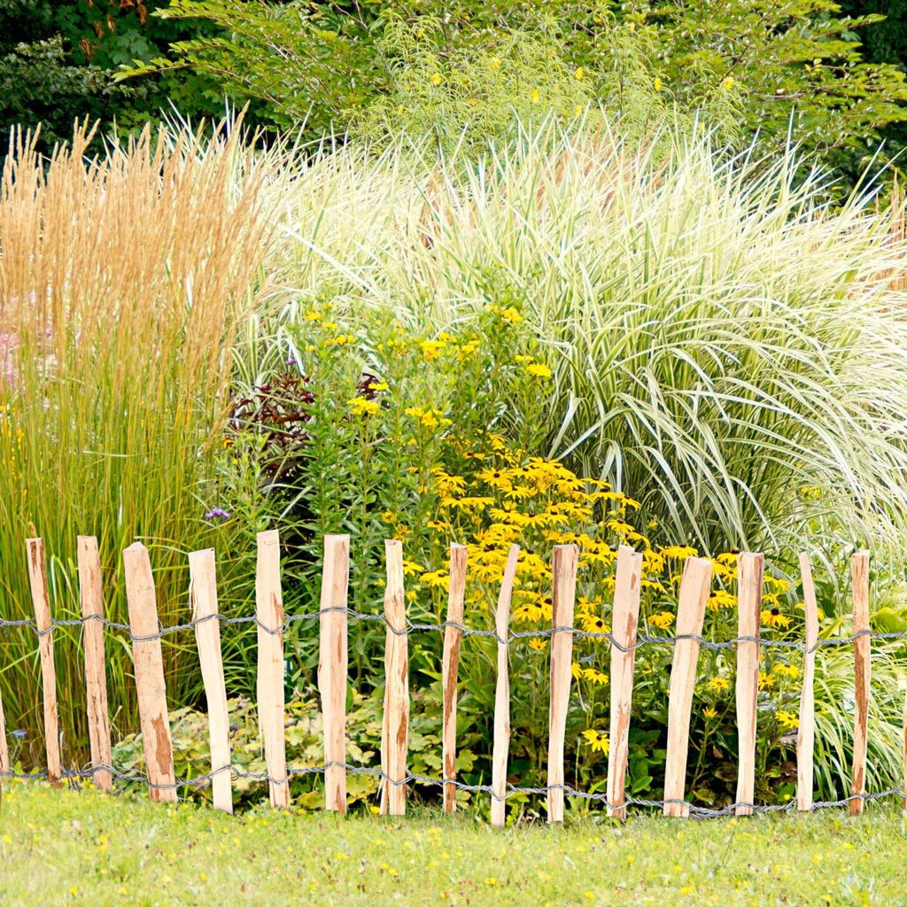 Beeteinfassung Staketenzaun 35cmx2,5m Gartenzaun Holzzaun Produktbild 