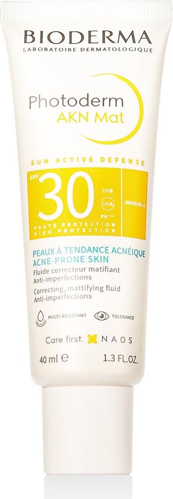 BIODERMA PHOTODERM AKN MAT SPF30, 40 ml Productafbeelding 