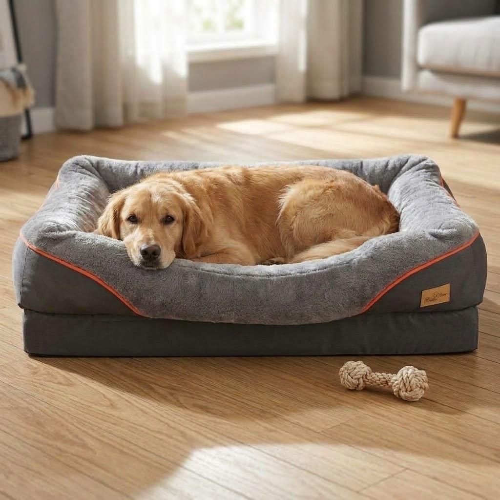 WISFOR Hundebett Hundekissen Tierbett Katzenbett Hundekorb Produktbild 