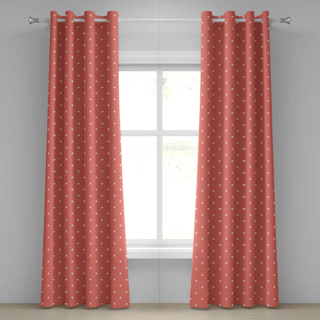 Abakuhaus Tenda Corallo e Bianco 280x225cm - Tessuto Arredo Moderno