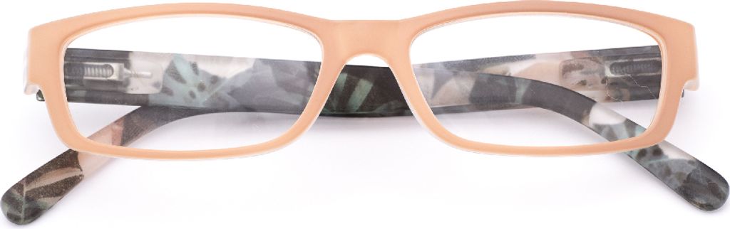 B&S READY READER PLASTIC FAWN FLORAL +2.5 | Elegante Produktbild 