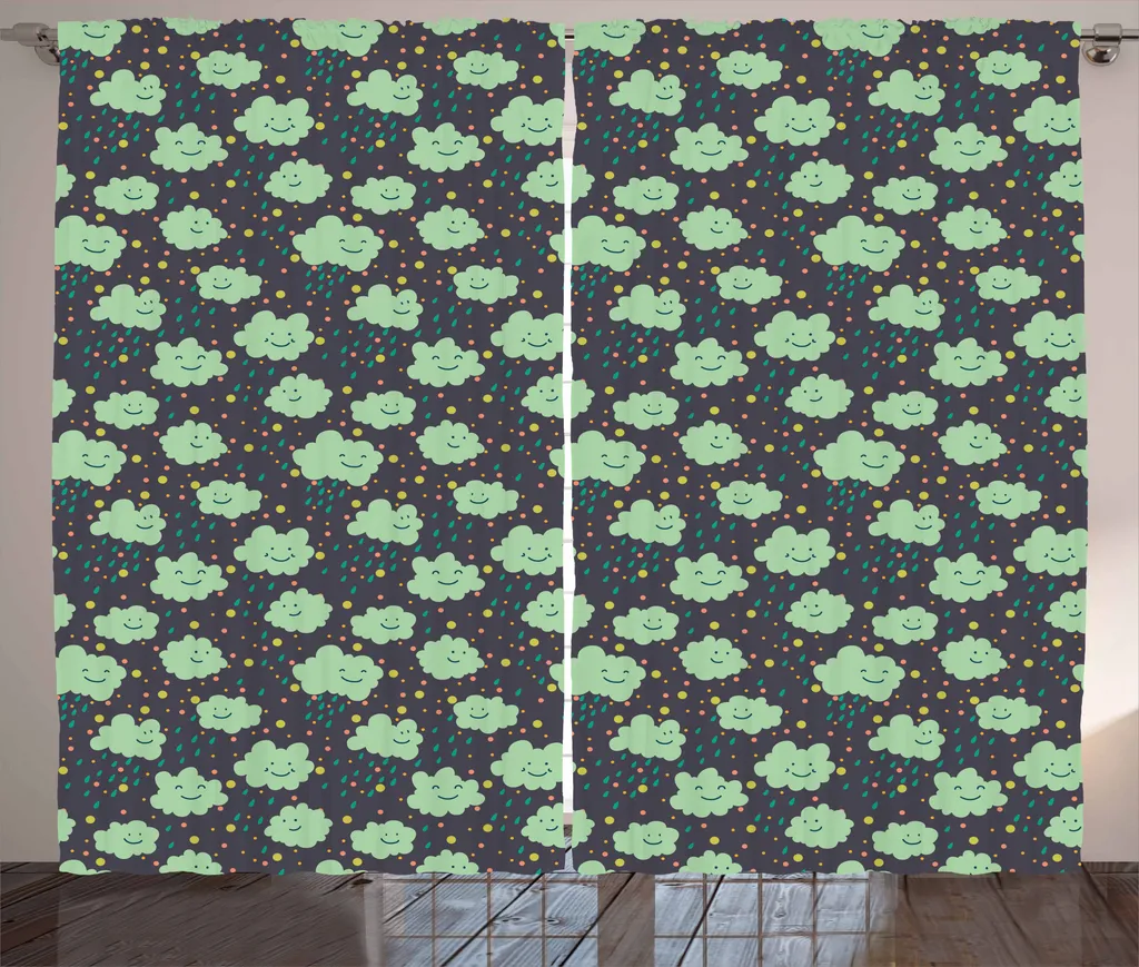 Tenda Design Abakuhaus Gekritzel 280x175: Eleganza Blu Verde