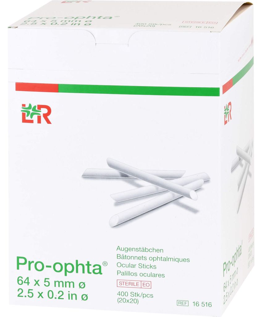 Lohmann & Rauscher Pro Ophta sterilní oční tyčinky 64 x 5 Obrázek produktu 