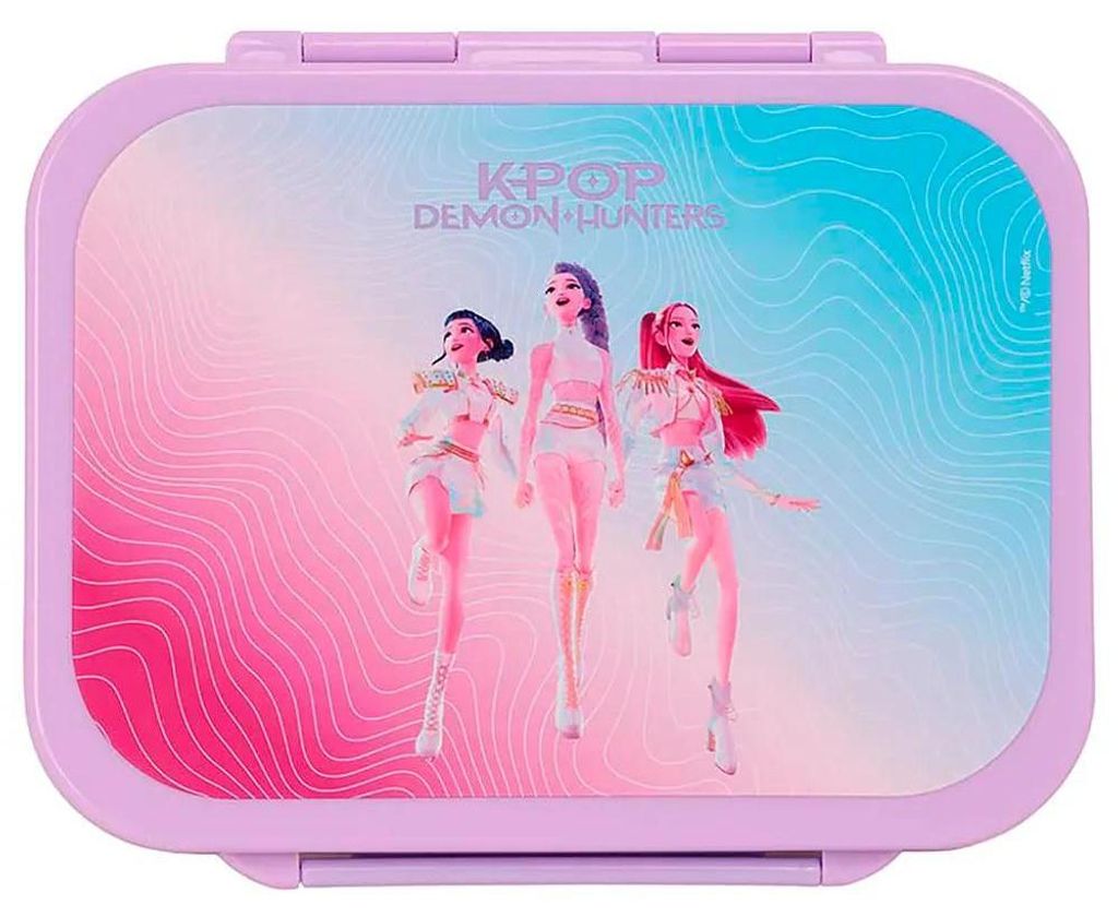 Safta K-pop Demon Hunters Brotdose Rosa  Kinder Rosa One Produktbild 