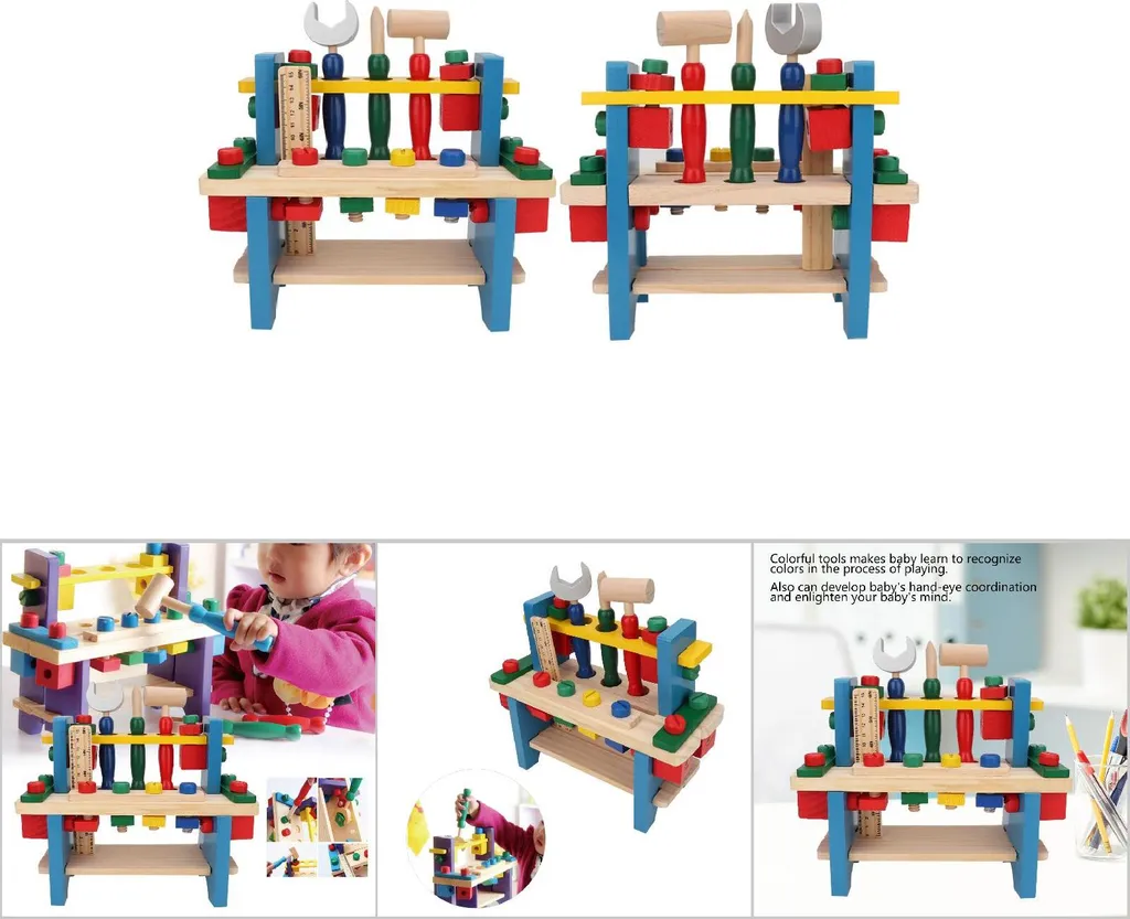 Table d'assemblage enfant jouet éducatif pour petit bricoleur DIY