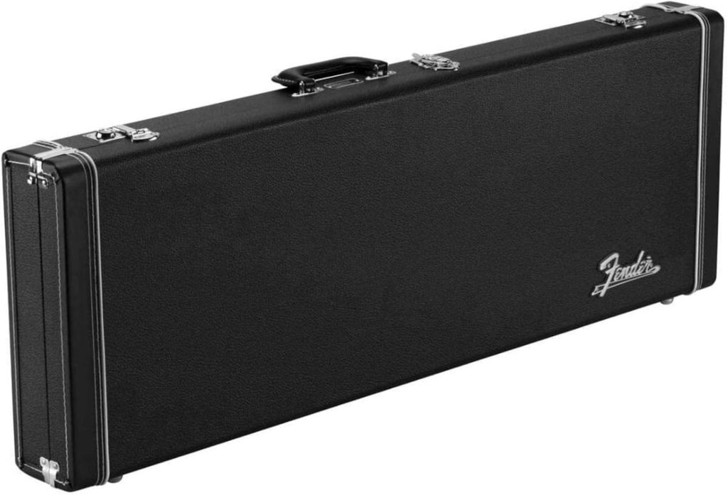 Fender Classic Series Holzkoffer für E-Gitarre, Hartschalenkoffer für Stratocaster und Telecaster,Transportkoffer, GitarrenKoffer, Robuster