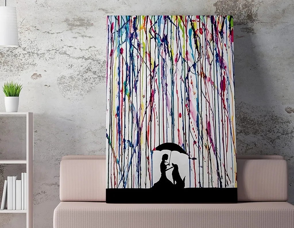 Quadro Moderno Wallity 70x100 | Stampe su Tela Design Colorate
