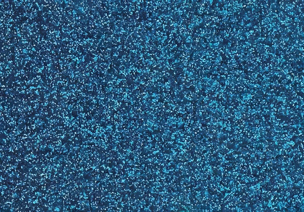 Feuille thermocollante pailletée bleu ciel pour customisation textile