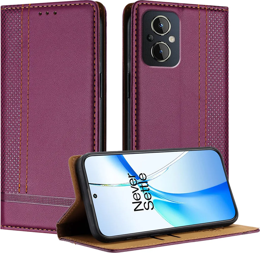 Recensione Custodia Pelle OnePlus Nord N20 5G Viola Supporto Stand