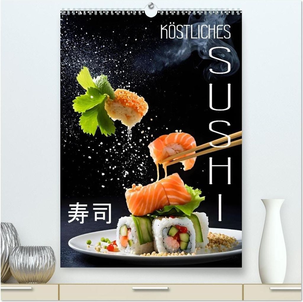Köstliches Sushi (hochwertiger Premium Wandkalender 2026 DIN A2 hoch), Kunstdruck in Hochglanz