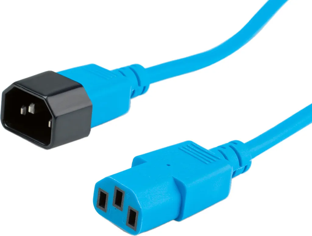 Secomp 19.08.1522 Cavo di Prolunga Monitor 1.8m C14-C13 Blu 10A