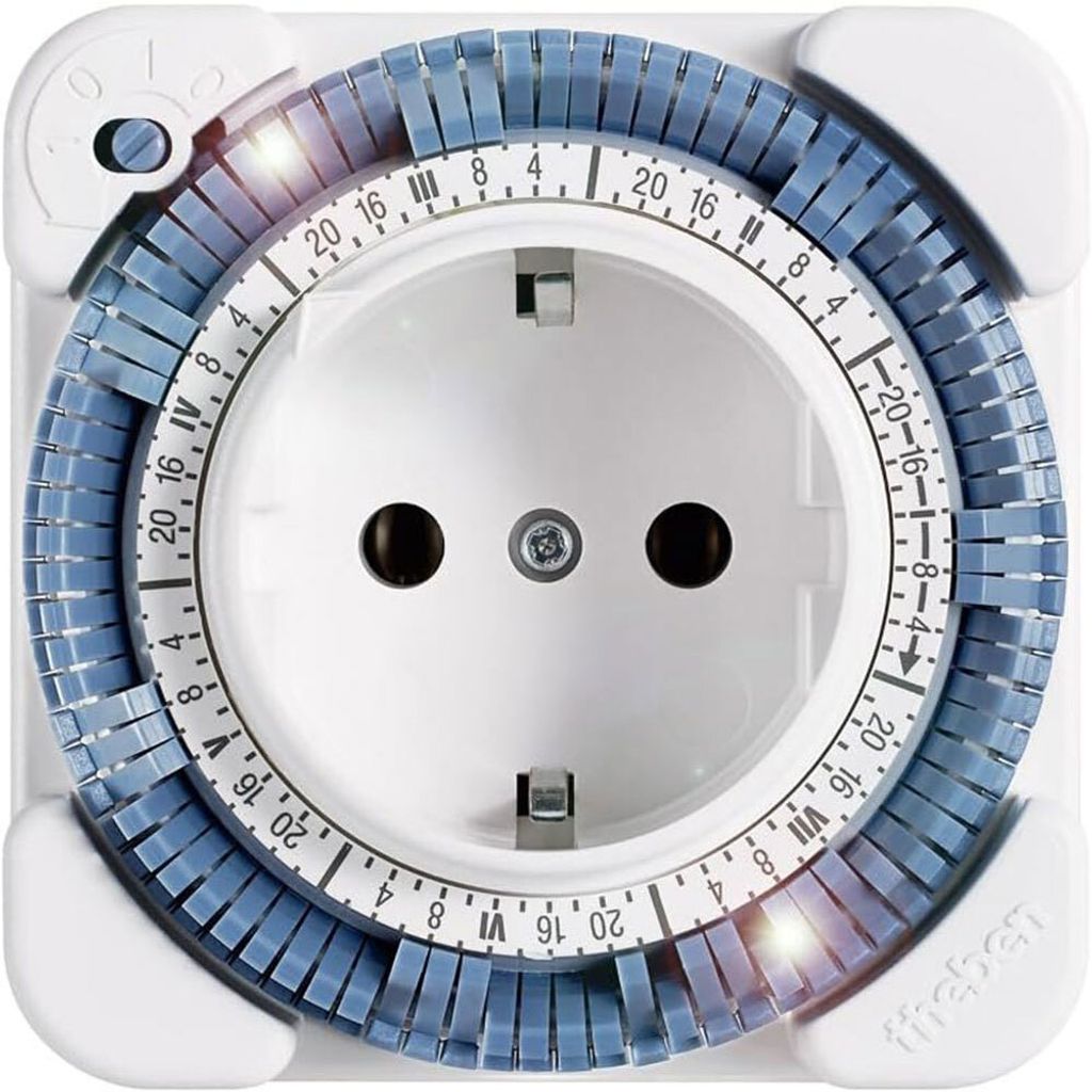 Zeitschaltuhr 26 - analoge Zeitschaltuhr, Steckdosen bis zu 3680W LED-Schaltung