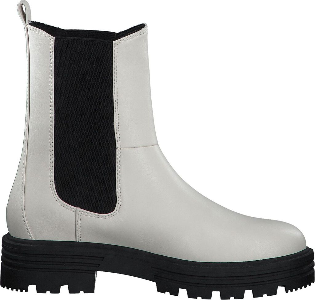 s.Oliver Damen Chelsea Boot Stiefelette Profilsohle Plateau 5-25411-39, Größe:37 EU, Farbe:Weiß