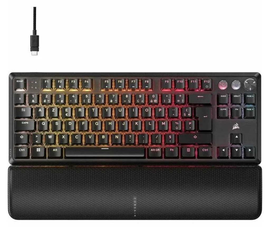 Clavier Corsair K70 RGB MK.2 Clavier Gaming Mécanique Cherry MX Red
