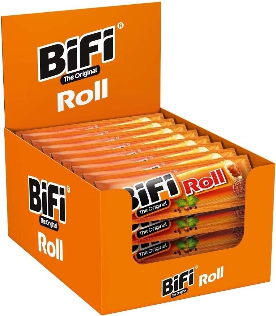BiFi Original Roll 24 x 45g Salami im Teigmantel Wurstsnack Produktbild