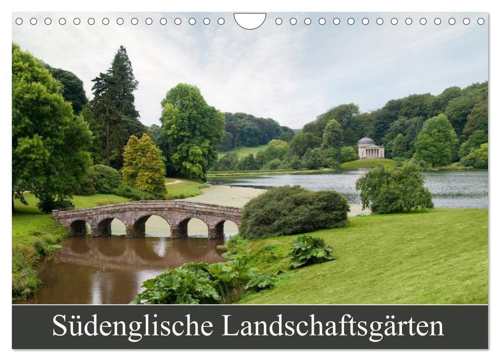 Südenglische Landschaftsgärten (Wandkalender 2027 DIN A4 quer), CALVENDO Monatskalender