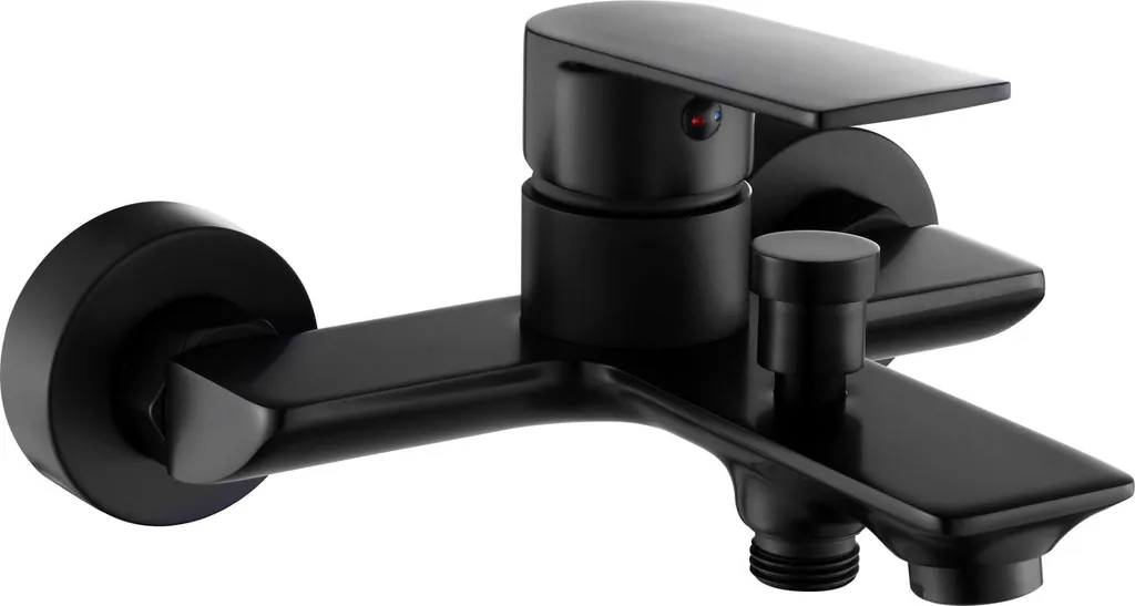 Batteria Vasca Mexen Alexa 71230-70 Nera: Design Moderno per Bagno