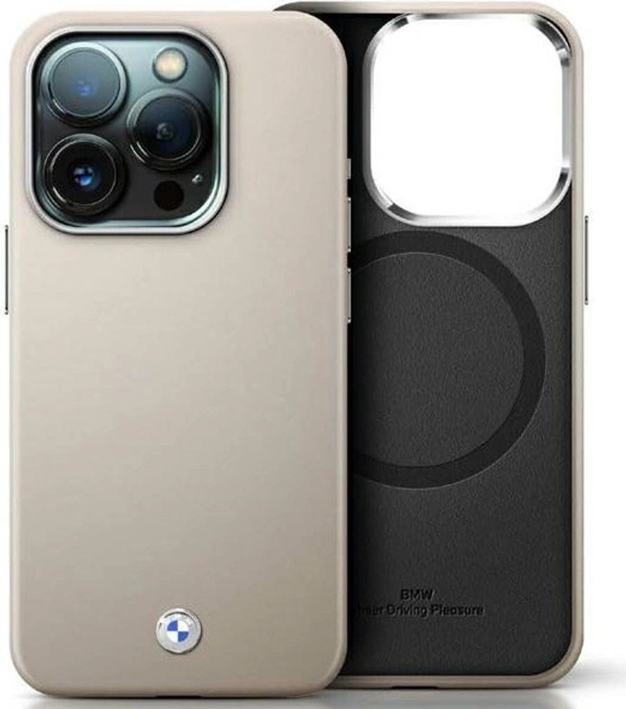 BMW BMHMP16X23PUFWG iPhone 16 Pro Max 6.9" grau hardcase Sign Full Wrapped Metal MagSafe Schutzhülle