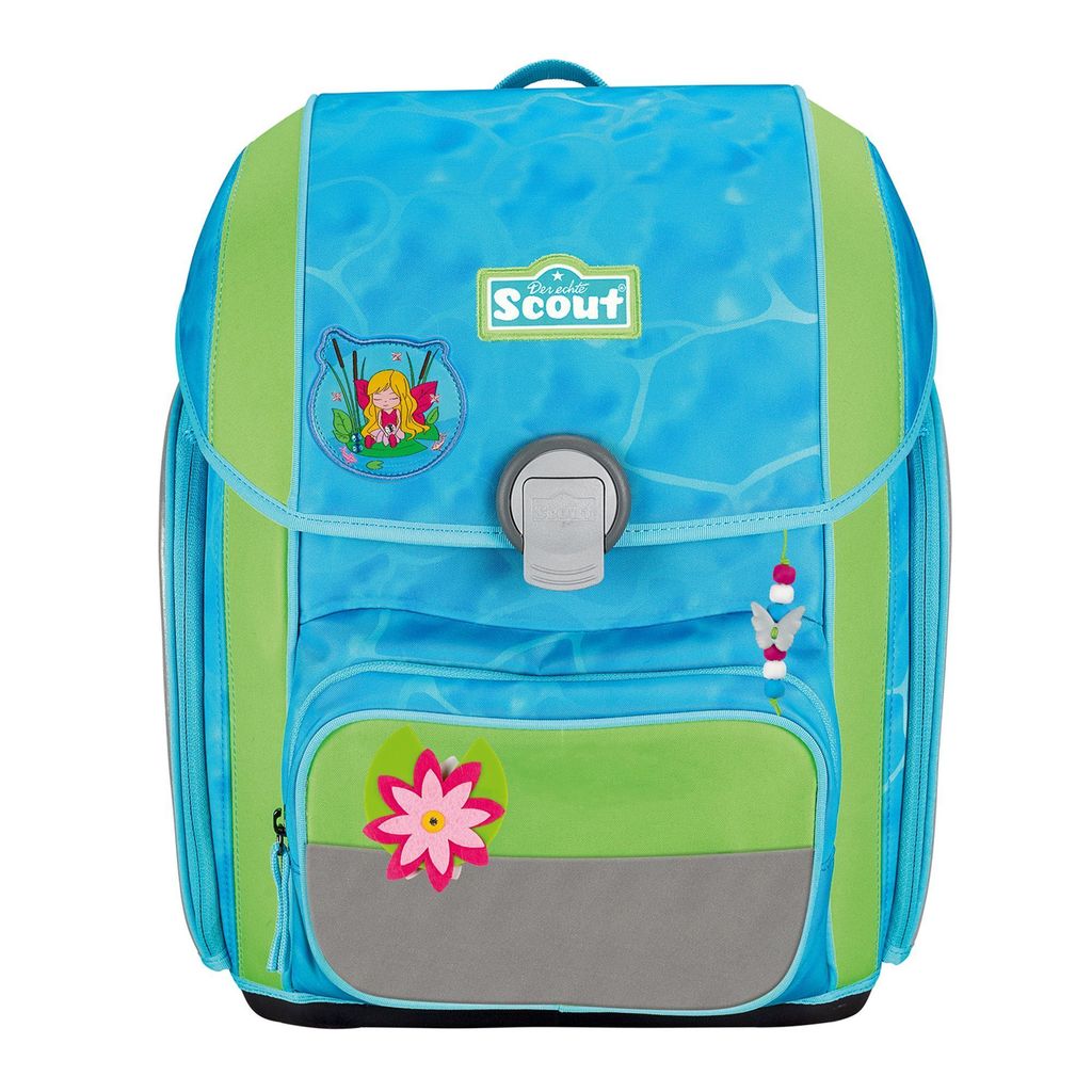Scout Genius Schulranzen-Set 4 teilig DIN Water Lily Produktbild 