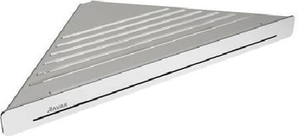 Etagère de salle de bains RAVAK Slim C en métal chrome satiné durable