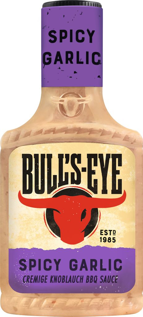 Bulls Eye Spicy Garlic cremige Chili Knoblauch BBQ Sauce Produktbild 3