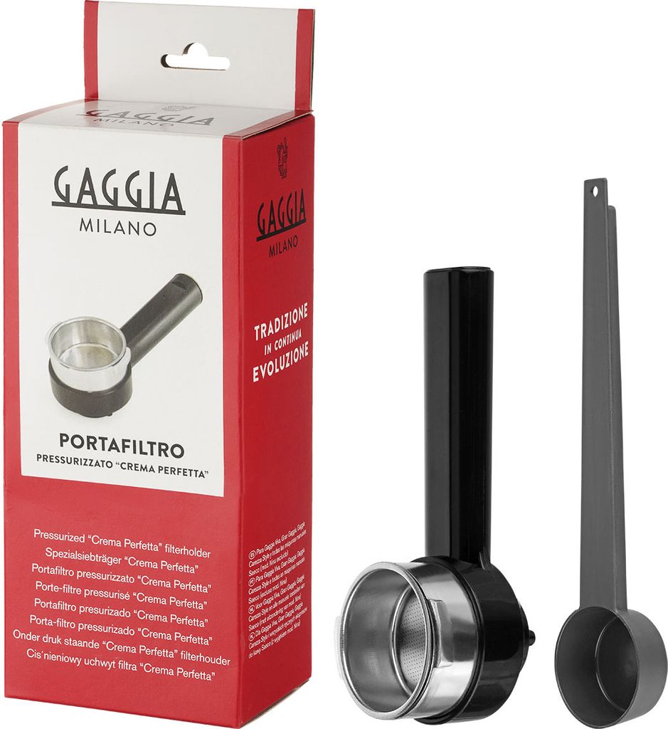Gaggia Filterträger Siebträger Filterhalter mit Löffel Produktbild 