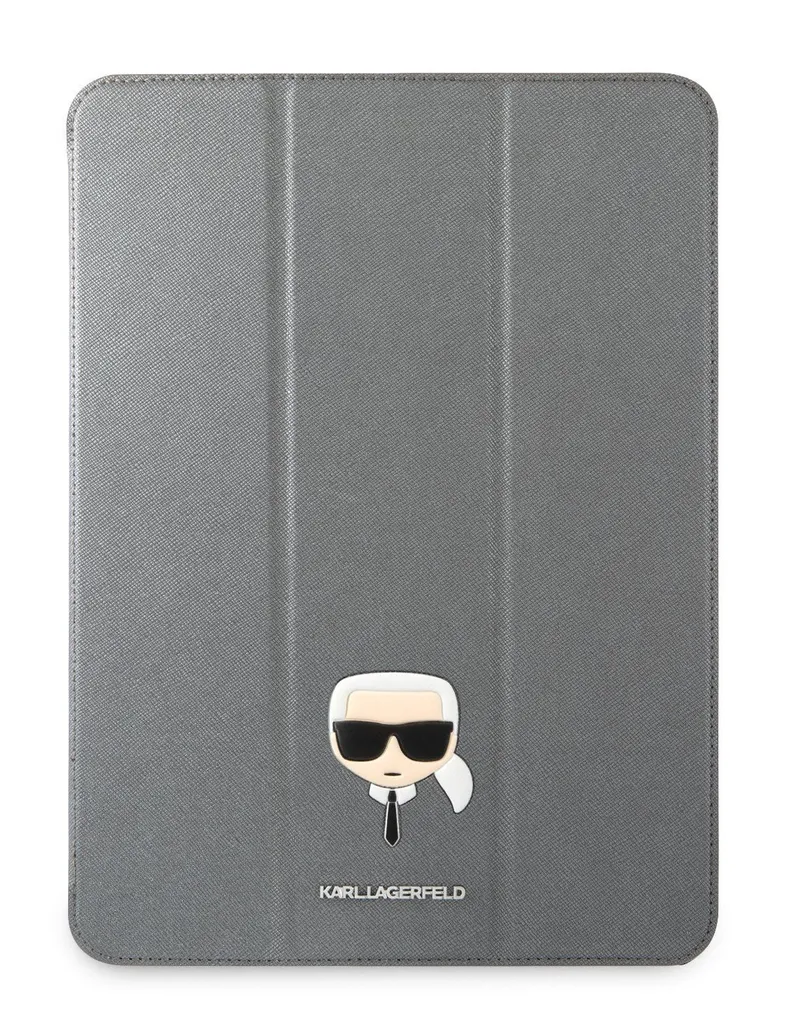Protection folio Karl Lagerfeld Saffiano iPad Pro 12.9 : écran et dos