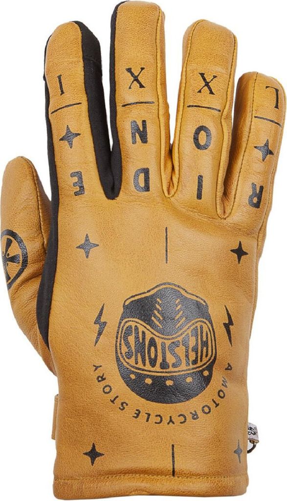Helstons Kustom Winter Motorradhandschuhe, gold, 12