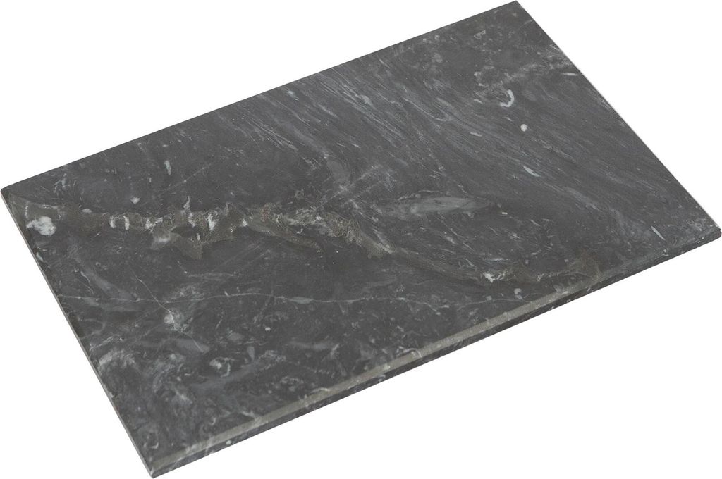 Rechteckiges Marmor-Schneidebrett – 40 cm x 30 cm – Schwarz Produktbild 