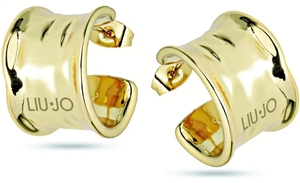 Boucles d'oreilles dorées Essential LJ2729 - Finition plaquée or luxe