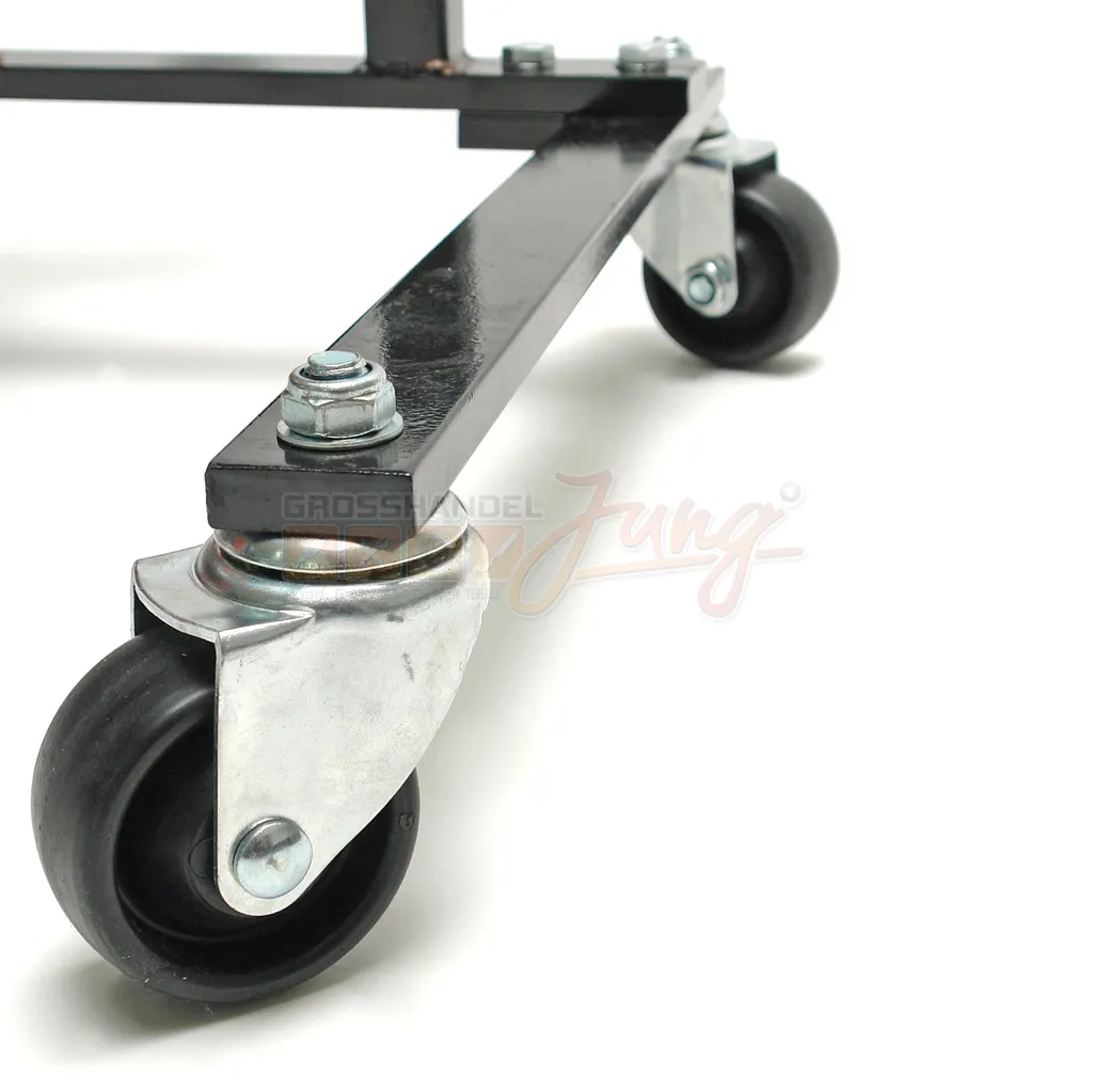 Chariot aide à la manœuvre avec roues pivotantes et structure renforcée