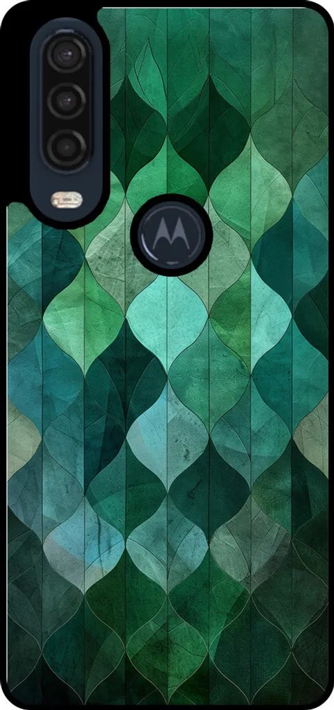 Custodia TPU Smartphonica per Motorola One Action | Protezione Slim Verde