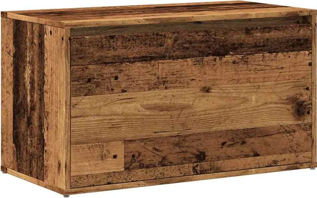 Panchina in Legno Massello Recupero 80x40x45 cm - Arredo Unico
