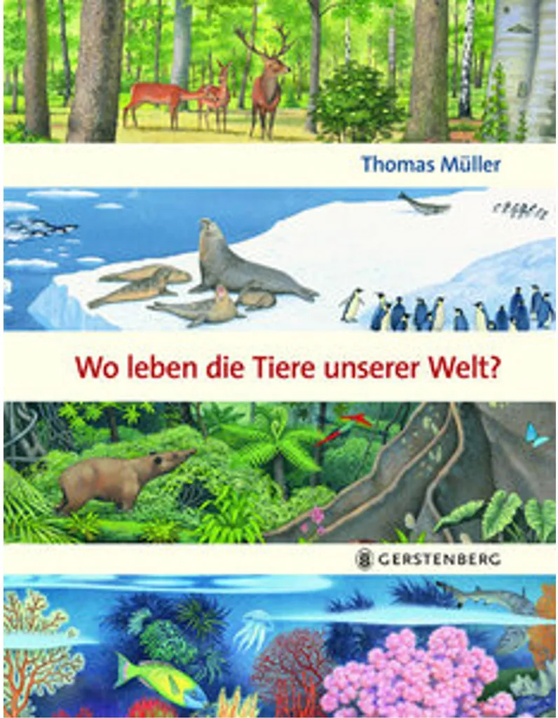Livre pour Apprendre les Habitats des Animaux : Wo leben die Tiere ?