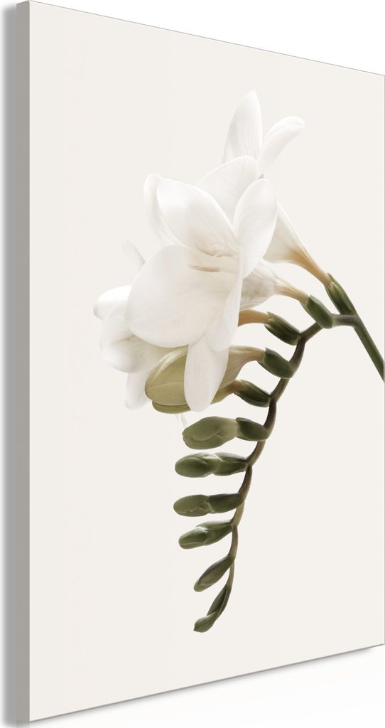 Italienischer Leinwand Leinwandbild - Spring Headdress (1 Part) Vertical 40x60 cm Blumen b-C-0610-b-a